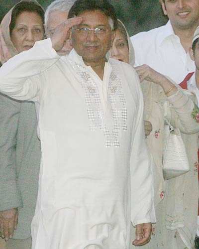Musharraf at Jama Masjid