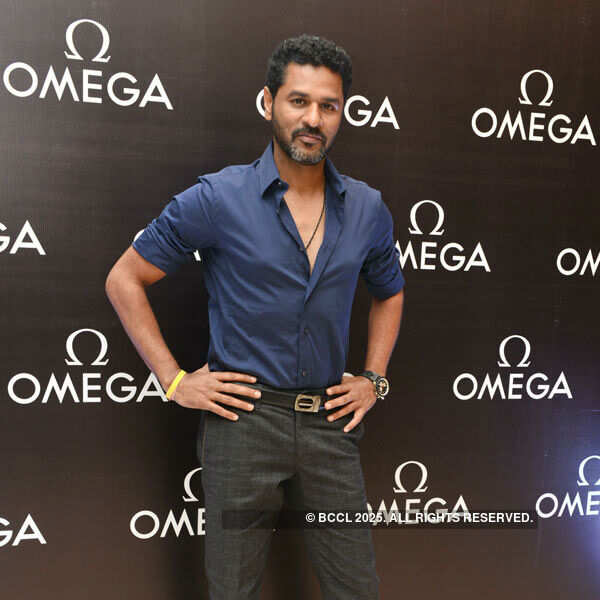 Abhishek unveils Omega watches