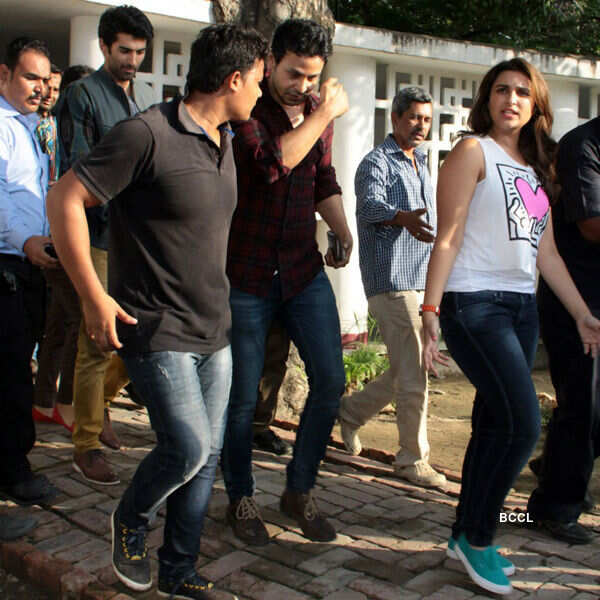 Parineeti, Aditya promote Daawat-e-Ishq