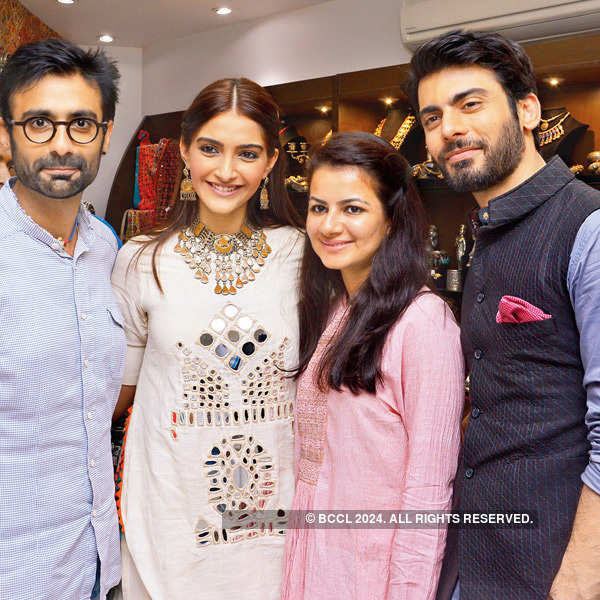 Sonam, Fawad promote Khoobsurat