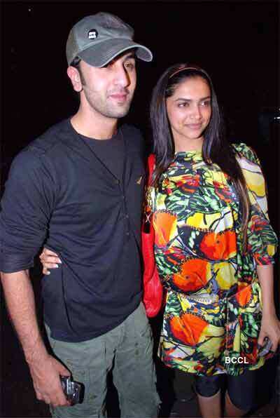 Ranbir with Deepika