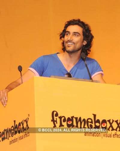Kunal Kapoor at the Frameboxx seminar held in Delhi that talked about  animaton in films - Photogallery