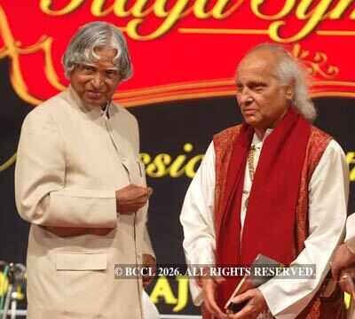 Shaarangdev Pandit at the launch of album 'Raga Symphony' by Pandit ...