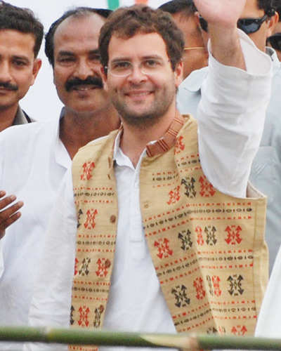 Rahul campaigns in Guwahati