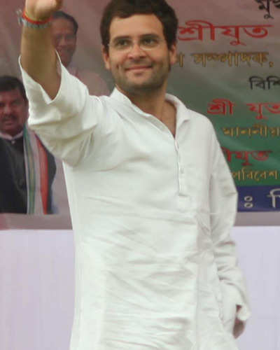Rahul campaigns in Guwahati