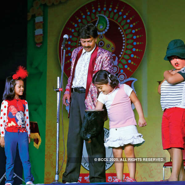 Magic show at Durga Puja