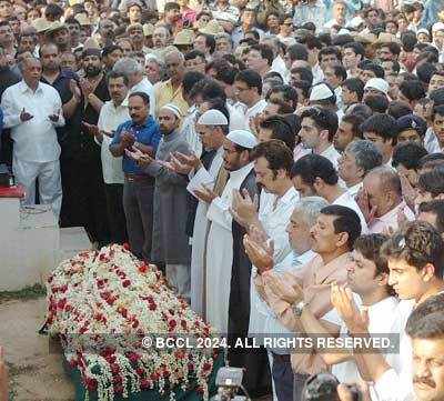 Feroz Khan's funeral