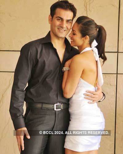 Malaika with hubby 