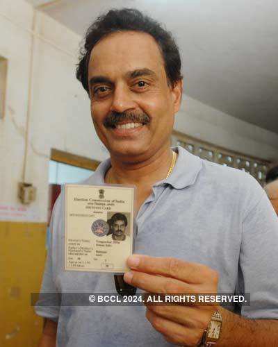 Celebs turn out to vote