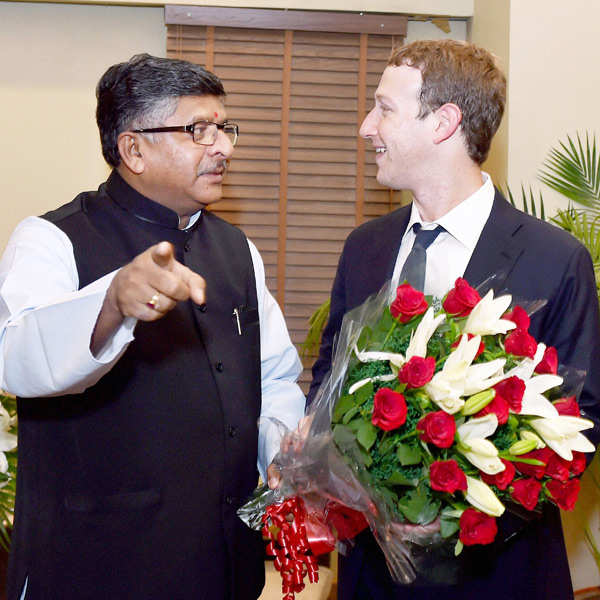 Mark Zuckerberg in India