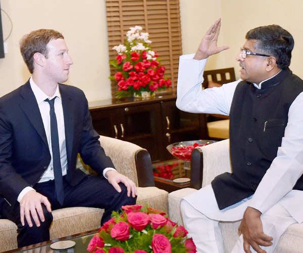 Mark Zuckerberg in India