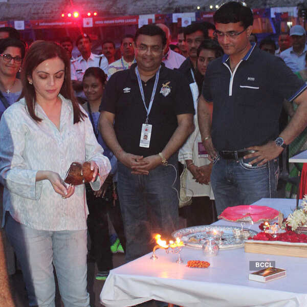 Nita Ambani in Kolkata for ISL inauguration