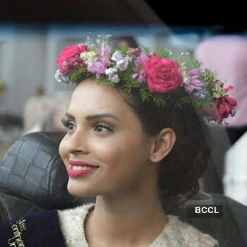 Miss United Continent 1st runner up Gail Nicole Da Silva homecoming