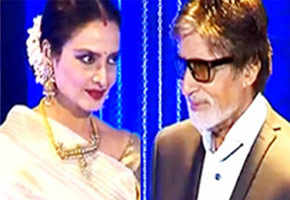 Rekha Is Scared Of Big B!