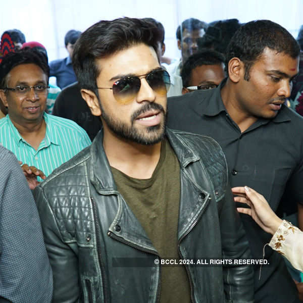 Ram Charan at opening of store