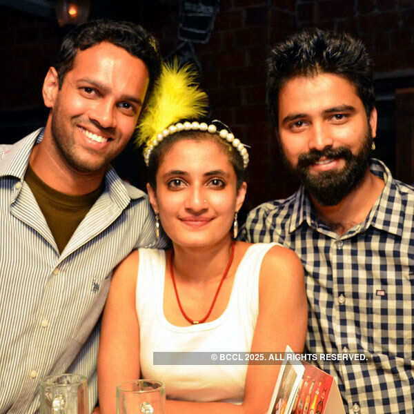 Party people have a ball