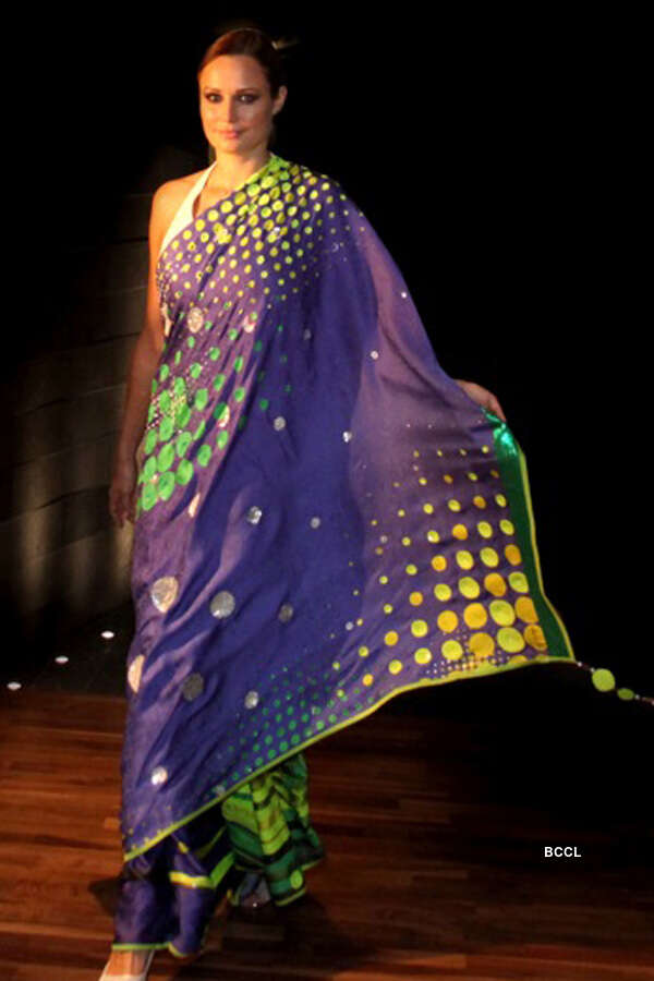 Ileana D'Cruz walks the ramp for Satya Paul