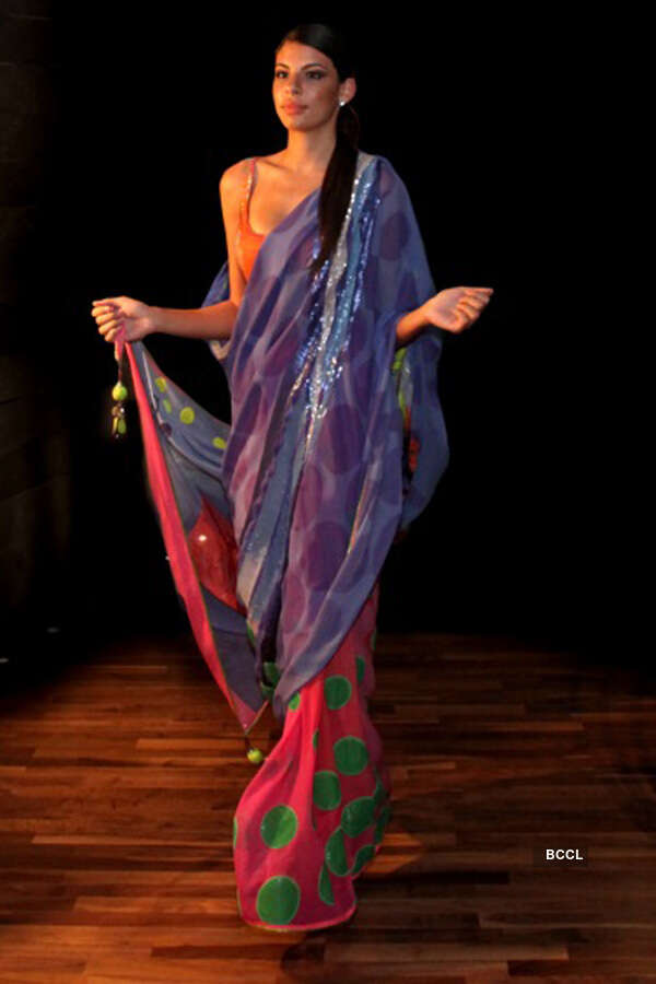 Ileana D'Cruz walks the ramp for Satya Paul