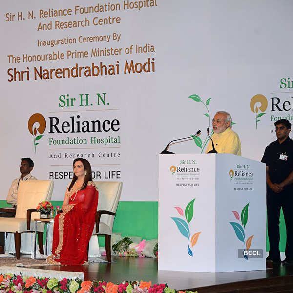 Narendra Modi inaugurates Sir HN Reliance Foundation hospital