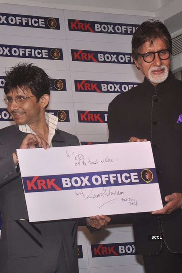 Big B launches KRK Box Office