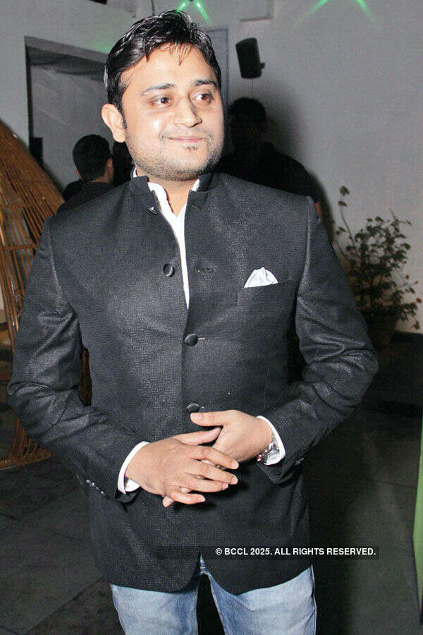 A fashionable rooftop party