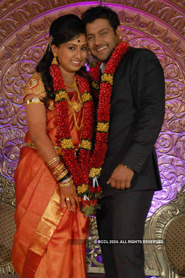 Spoorthi and Vishwas: Wedding reception