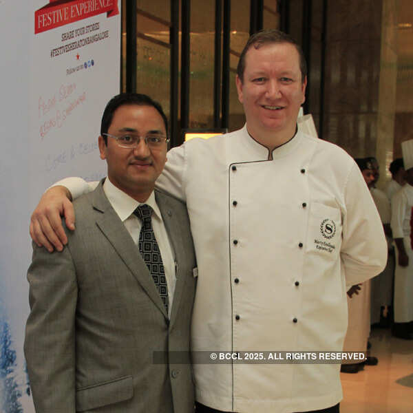 Cake mixing ceremony at JW Marriott