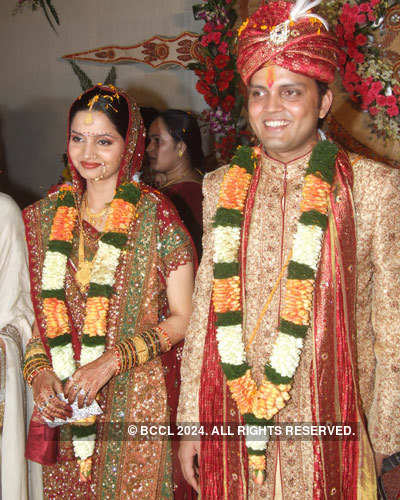 KC Pandey's daughter at her wedding ceremony