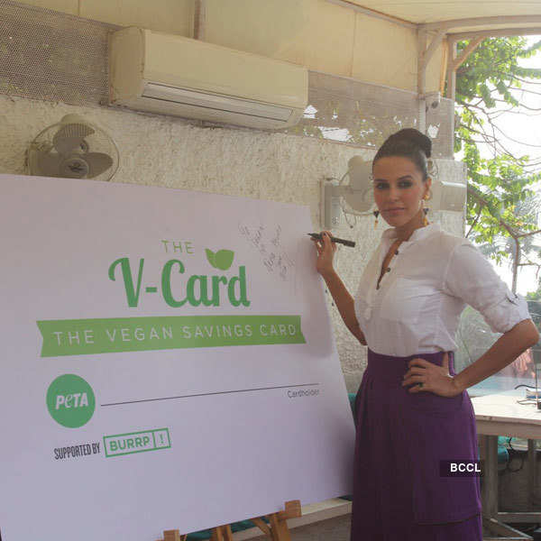 Neha Dhupia at V-Card launch!