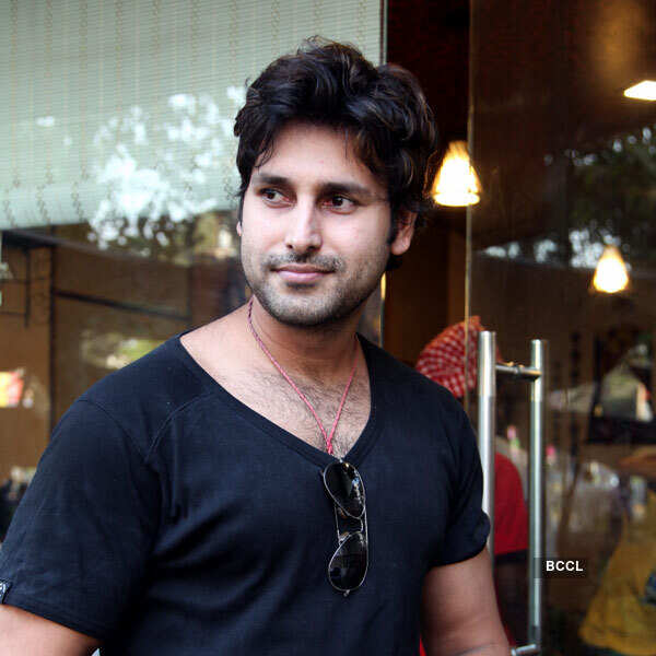 Celebs at a cafe inaguration