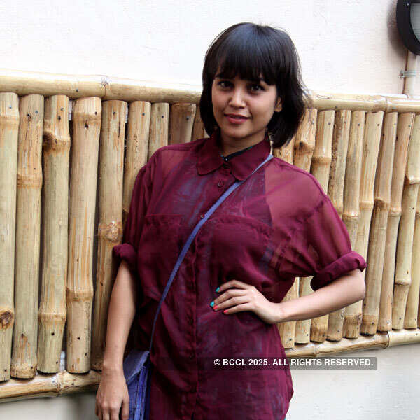 Celebs at a cafe inaguration