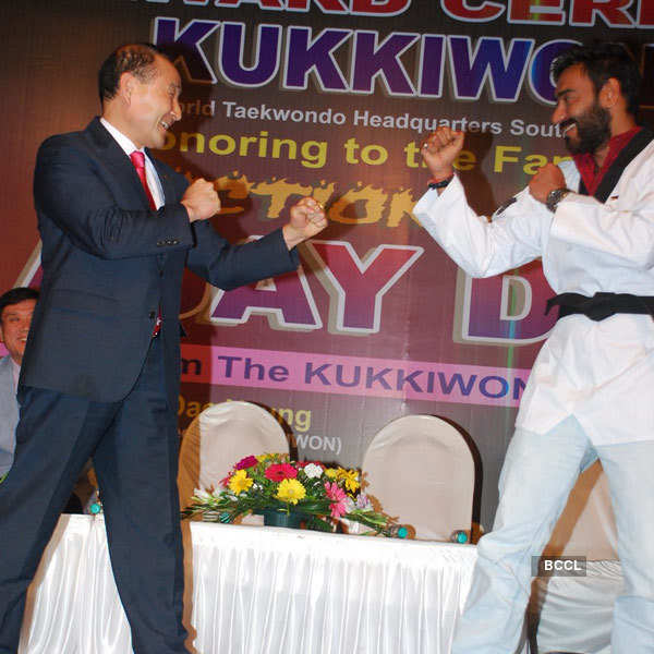 Ajay Devgan at Taekwondo event