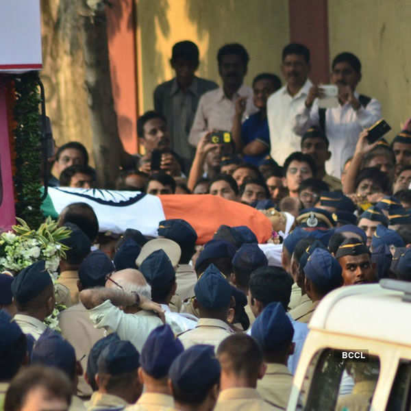 Murli Deora's funeral