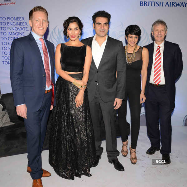 Celebs at British Airways party