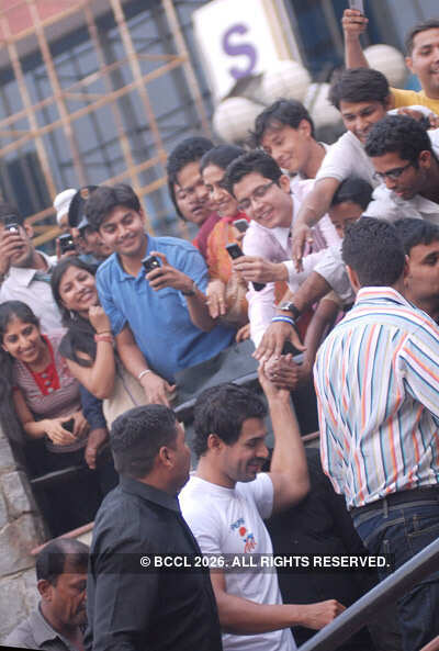 John at workout session