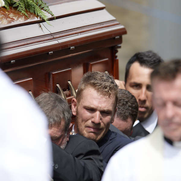 Phil Hughes laid to rest