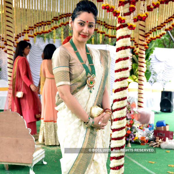 Madhukeshwar and Sneha&rsquo;s wedding ceremony