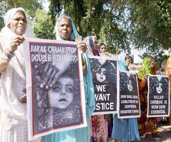 Bhopal Gas disaster protest