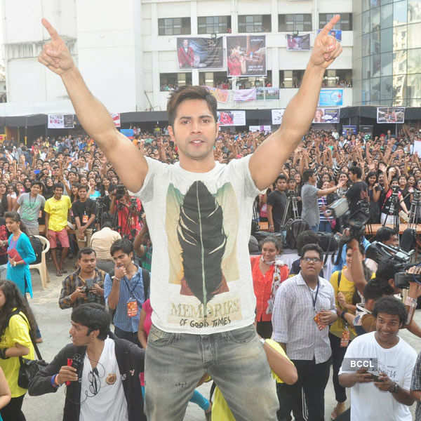 Varun promotes Badlapur