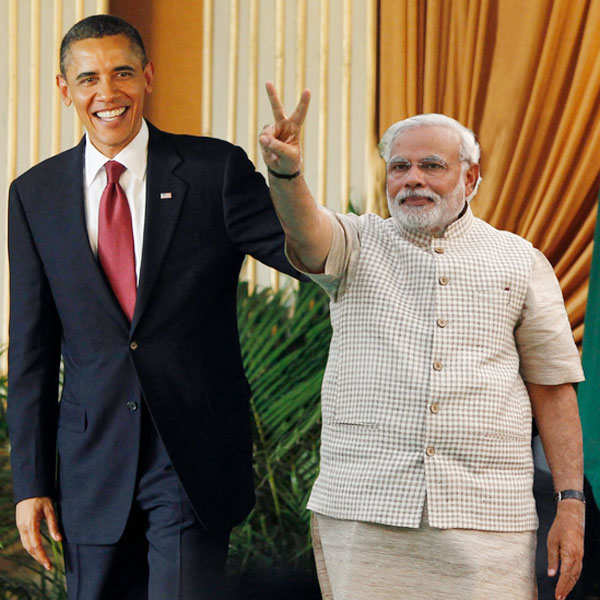 Obama praises Modi for shaking India's 'bureaucratic inertia'