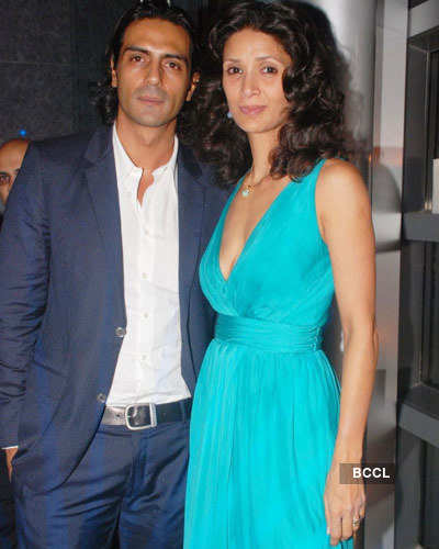 Arjun with wife, Mehr