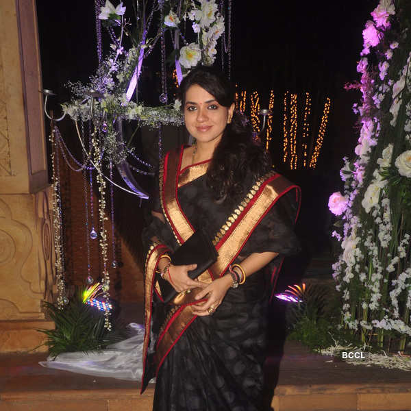 Celebs @ Tejas and Rriddhi’s sangeet ceremony