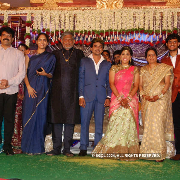 Soundarya and Sai's wedding reception