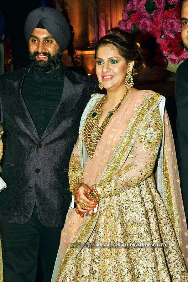 A gala wedding ceremony