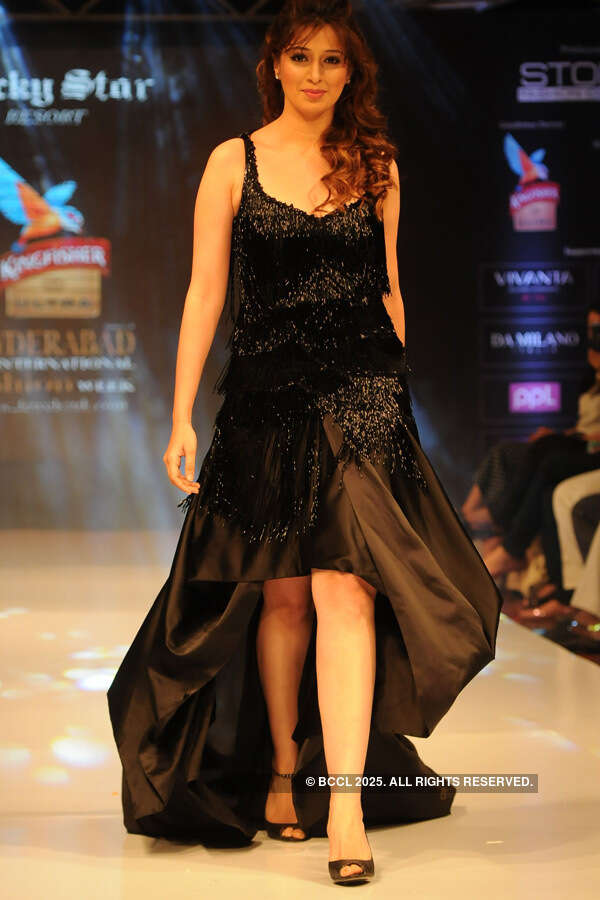 Fashion show in the city