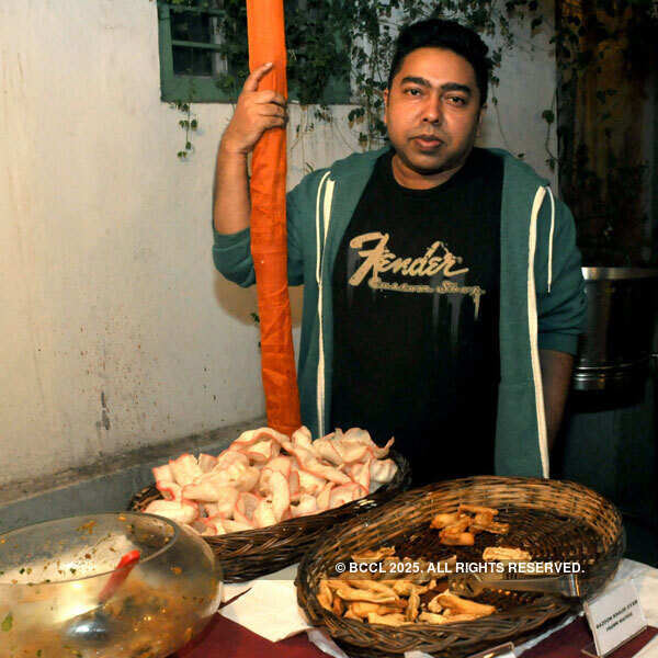 Celebs at a food festival