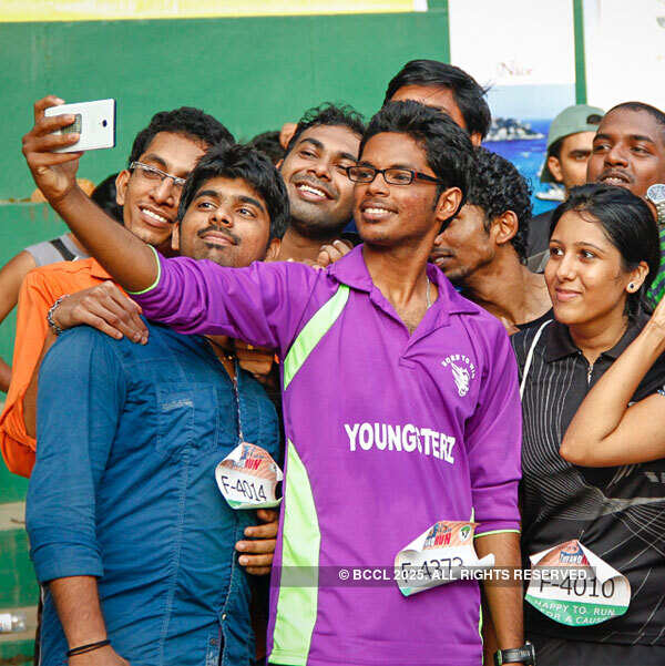 Suresh Gopi spotted at the Marathon