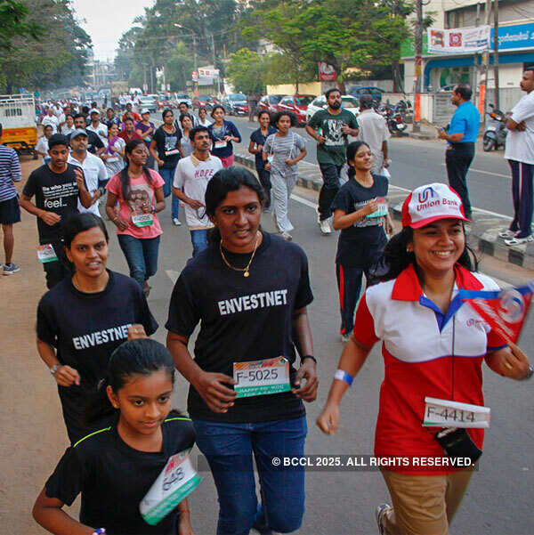 Suresh Gopi spotted at the Marathon