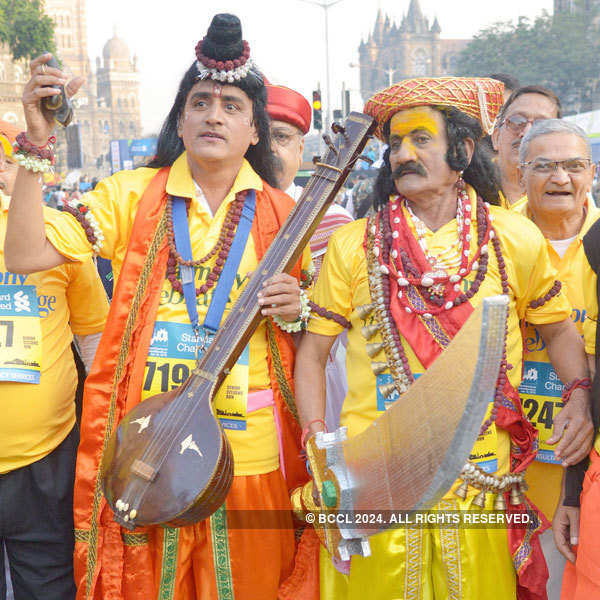 Celebs at Mumbai Marathon 2015