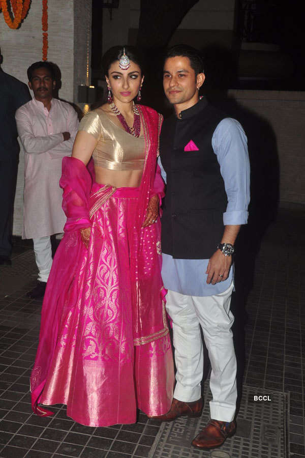 Soha, Kunal Khemu’s Wedding Reception